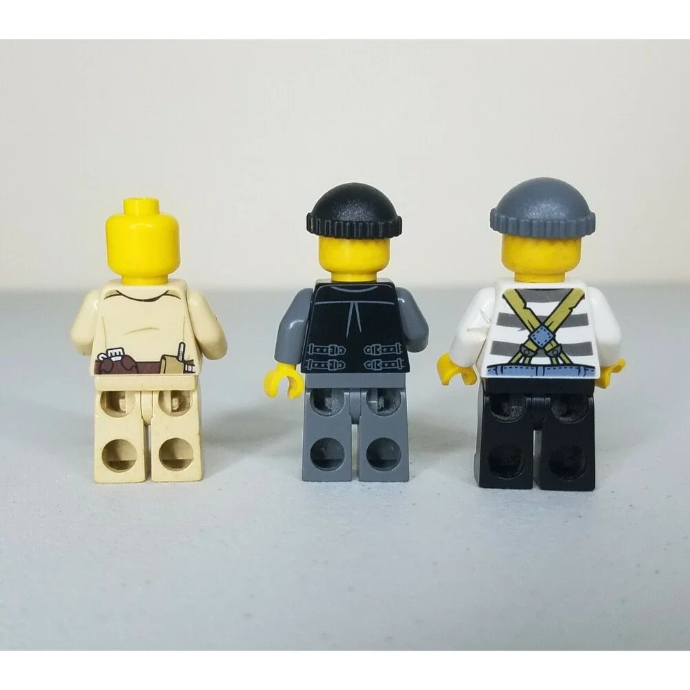 LEGO City Forest Police Cop Ranger & Robbers Minifigure Lot